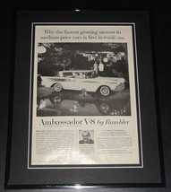 1959 Rambler Ambassador V-8 11x14 Framed ORIGINAL Vintage Advertisement C - $49.49