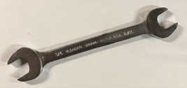 Vintage VLCHEK Open End Wrench 11/16&quot; x 3/4&quot; ALLOY W2224  USA  - $15.95