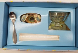 Cherished Teddies 2003 Club Exclusive Vase Dish Spoon Set 865060 - £35.22 GBP