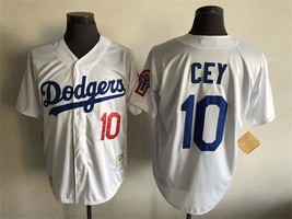 Dodgers #10 Ron Cey Jersey Old Style Uniform White - $45.00