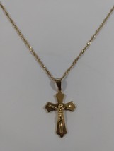 Gold Chain with Cross Pendant - €31,49 EUR