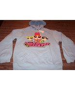 THE POWERPUFF GIRLS HOODIE HOODED Sweatshirt ADULT MEDIUM NEW w/ TAG - $67.70 CAD