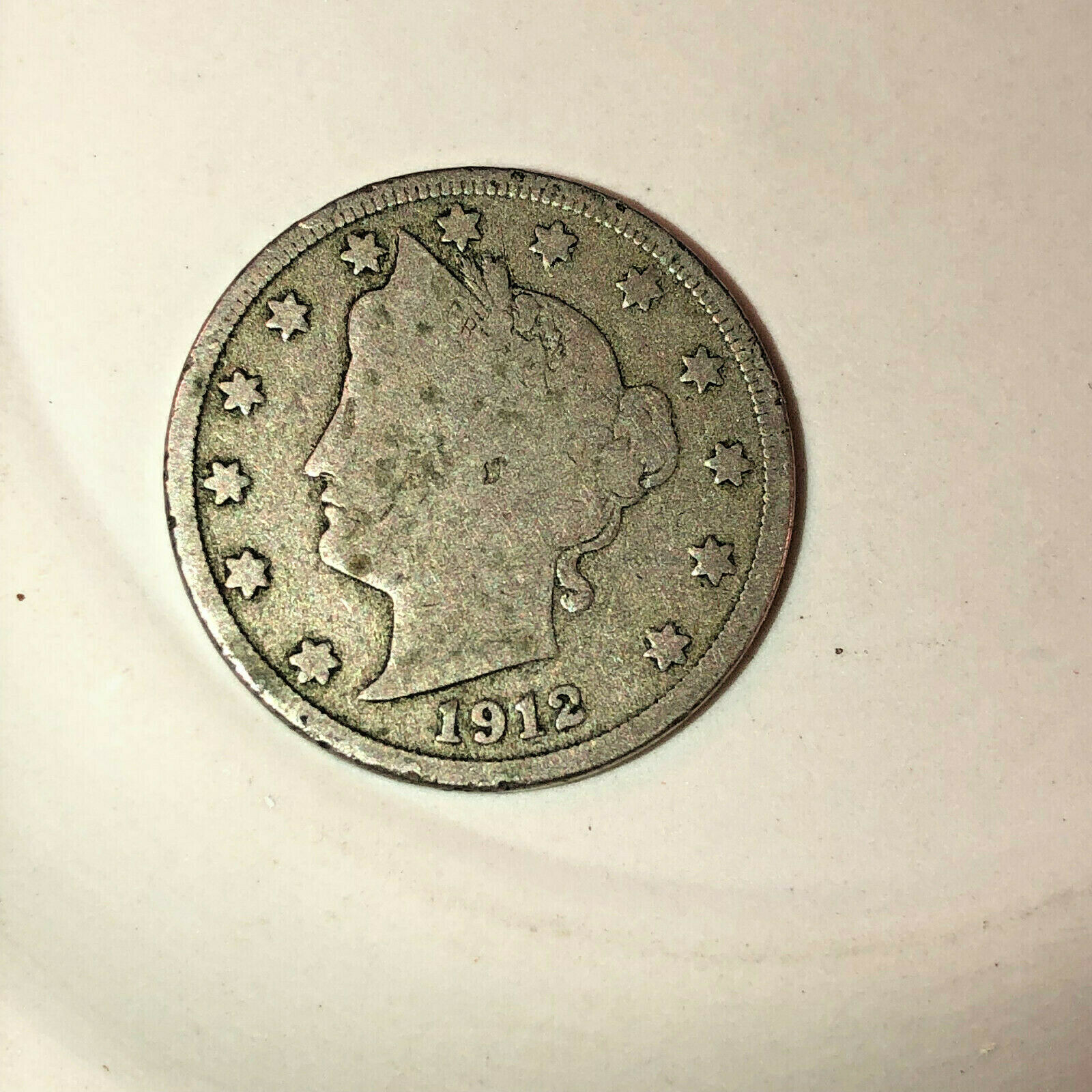 1912 D Liberty Head  Nickel Very Good Condition - $4.99