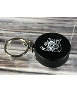 Chicago Wolves Chevy Mini Hockey Puck Keychain - £7.65 GBP