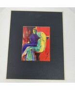 Vintage Rico Blass Romance Figures Ltd Print 10x8 Inch Matted by Harvey ... - $662.49 MXN
