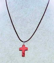 Red Jasper Gemstone Necklace - $167.39 MXN - $334.97 MXN
