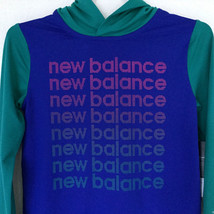 New Balance Girls Long Sleeve Hoodie Top Size 6X XS Long Sleeve Graphic Front - £25.36 GBP