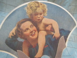 1930&#39;s Finger Whole Fan Cardboard Fan, Advertising Funeral Home Chillico... - $30.00