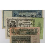 1910-1923 Germany 4-Note Set // Empire 50-100 Mark // Republic 50000-100... - $49.50