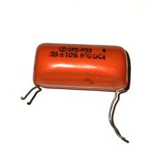 Vintage Sprague Orange Drop .25 uf 600v Capacitor 6PS-P25 - $7.23