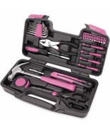 40-Piece All Purpose Household Pink Tool Kit For Girls, Ladies And Women... - £31.45 GBP