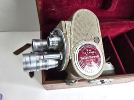 1950s Bell &amp; Howell 8mm Movie Camera Model 134 with Case - $165.00