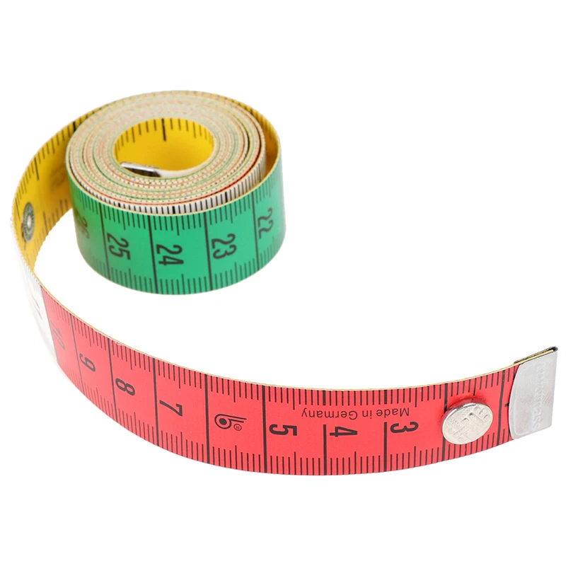 60in Body Measuring Ruler Button Tailor Measure Tape Sewing Tools Flat Tape 150c - £127.73 GBP