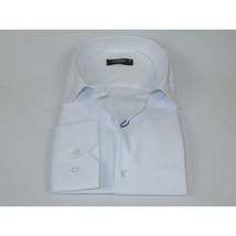 Men's Shirt By CASILA Turkey Cotton Blend Long Sleeves 501990-19 White Corded image 3