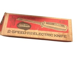 Vintage Sunbeam Electric 2 Speed Knife. 6-21 - $136.63 MXN
