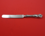 Wild Rose by Watson Sterling Silver Regular Knife 9 1/4&quot; Blunt SP With M... - £61.50 GBP