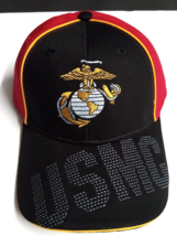 United States Marines USMC Logo Embroidered Military Hat Cap NEW - $7.99