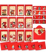 120 Sets Vintage Valentines Day Cards Set Including 120 Assorted Retro C... - £40.93 GBP