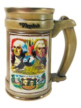 Virginia Colony Ceramic Stein Mug, 1976 USA 200 Years Celebration - $20.90