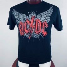 Old Navy AC/DC Rock N Roll Music Band Mens Black Medium M T-Shirt Short ... - $15.29
