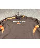 Cleveland Browns Jacket Mens 2XL Reebok windbreaker Pullover Vented NFL . - £19.46 GBP