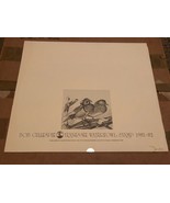 1981-82 Bob Gillespie Tennessee Waterfowl DUCK Print &amp; Stamp Set in Folio - £46.70 GBP
