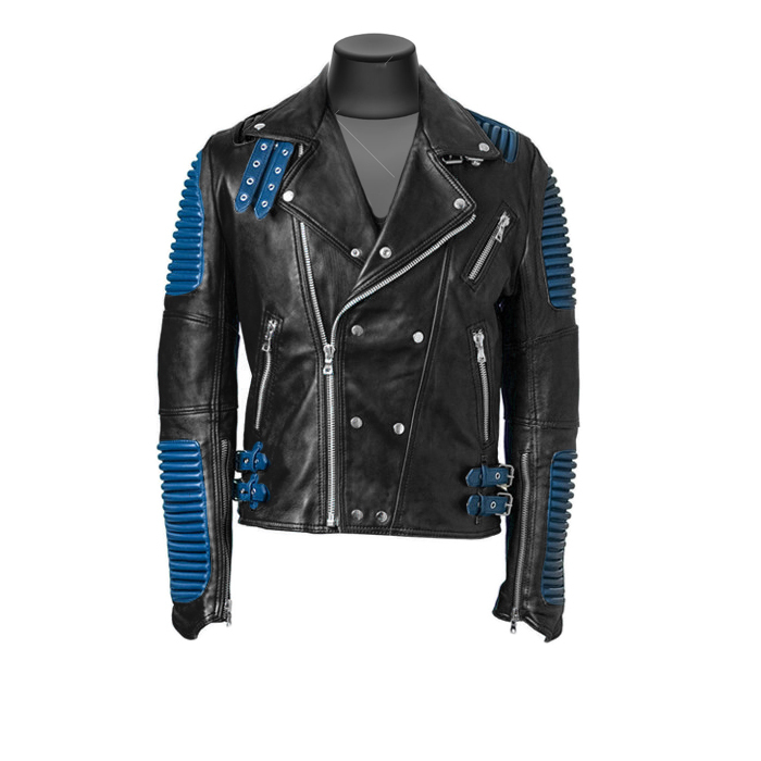 SlimFit Made to order Biker Style God speed Leather Jacket Men 2019