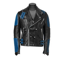 SlimFit Made to order Biker Style God speed Leather Jacket Men 2019 - £124.94 GBP