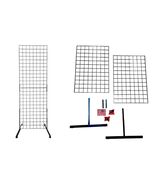 Only Hangers Black Collapsible/Portable 2' x 6' Heavy Duty Gridwall Art ... - €41,76 EUR