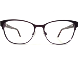 bebe Eyeglasses Frames BB5167 500 PLUM Purple Square Swarovski Crystal 5... - $32.51