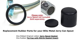 BLITZ jerry usmc Replacement &quot;Spout Gasket &amp; Rubber End Cap w/ gasket&quot; N... - $8.27