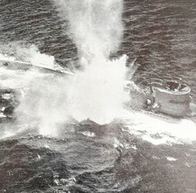 Carrier Planes Drop Ash Cans On German Sub 1945 WW2 Photo Print Military... - $39.99