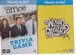 2-Spin Master Games ~ Would You Rather? ~ The Office Trivia ~ Fast Paced Games - £15.03 GBP