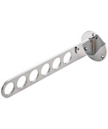 Heavy Duty Steel Adjustable Closet and Laundry Valet Six Slotted Secured... - $38.91 CAD