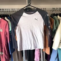 Puma Long Sleeve Raglan Graphic Tee Boys Size S EUC - $17.82