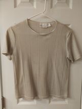 Ladies Top Small Beige, Kathie Lee Collection, Never Worn - $77.97 MXN