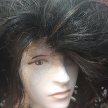 Women Lady Full Lace Wimium Quality Fiber Curly Long Hair Lace Wig hooks RRP £59 - £17.24 GBP