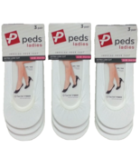 3Pk x 3PAIRS=9 Pairs Peds Ladies Gel Tab Socks Extra Low Cut Shoe Size 5... - $40.25 CAD