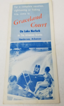Graceland Court Lake Norfork Brochure 1965 Henderson Arkansas Ozarks - $15.15