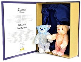 Steiff HELLO-GOODBYE Bear. Hello 2000 Good-Bye 1999 Collectible Steiff EAN 67... - £110.78 GBP