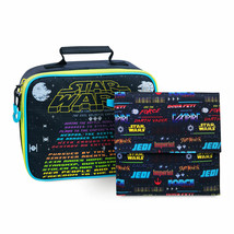 NWT Disney Store Star Wars School Lunch Box Tote Bag with Pencil Case - £15.98 GBP
