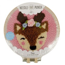 Needle Creations Deer 6 Inch Punch Needle Kit - £6.22 GBP