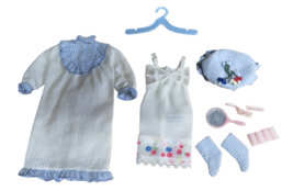 VTG Barbie Francie Tuckered Out #1246 1966 Outfit Complete Sleepwear Set - $905.79 MXN
