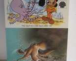 1978 Walt Disney&#39;s Fun &amp; Facts Flashcard DFF12-14: The Octopus - $2.00