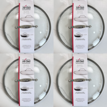 NEW All-Clad 4-Glass Lids for Essential&#39;s 10.5 &amp; 12 Inch  Pans (Your Choice) - £59.94 GBP