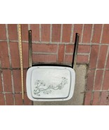 VINTAGE Metal TV Snack Tray Folding Tables Mid Century MCM  asian tree cart - €76,51 EUR