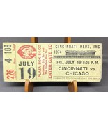 Cincinnati Reds Chicago Cubs Ticket Stub July 19 1974 Morgan SB Perez Do... - £7.18 GBP