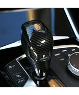 For BMW 3 Series G20 2019 2020 Real Carbon Fiber Gear Shift Knob Cover Trim - £22.06 GBP