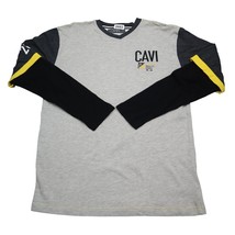 Cavi Shirt Youth L Gray Black Sweater T-Shirt Long Sleeve Boys 04 - £15.55 GBP