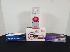 Callaway Supersoft Pink - Top Flite Diva - T.A. Pravada! 4 New Packs! 15 Balls! - £24.93 GBP